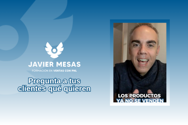 No vendas productos vende soluciones