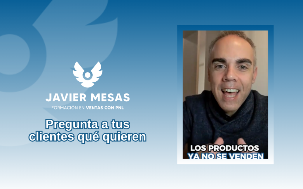 No vendas productos vende soluciones